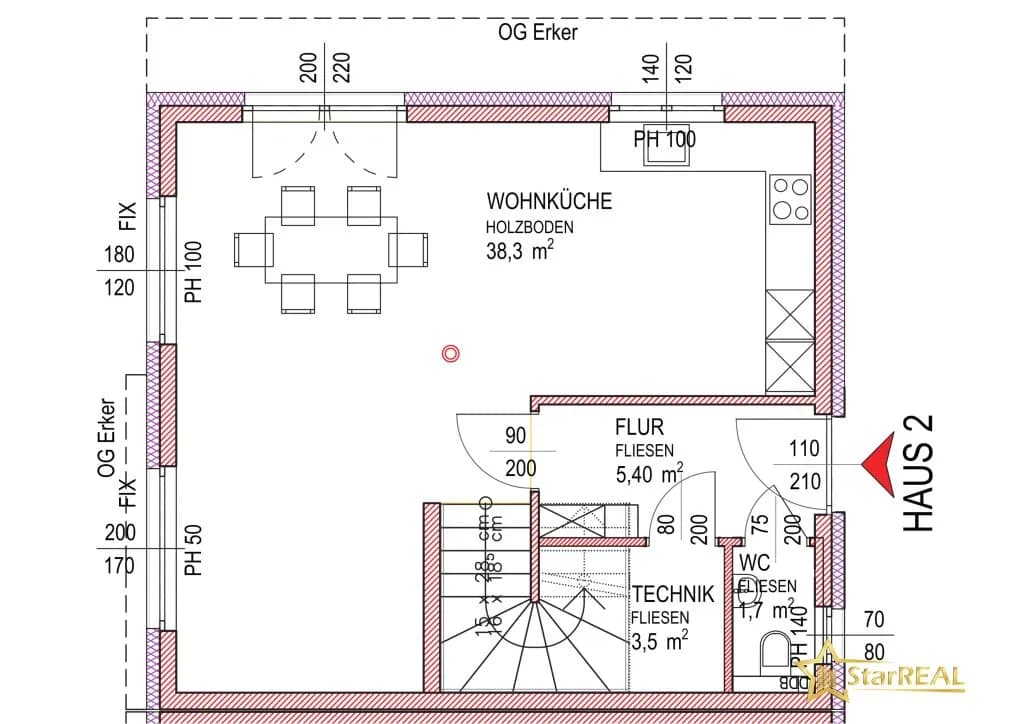 4-Zimmer-Haus kaufen in Wien – 101 m², € 639.000 – Bild 23 von 24