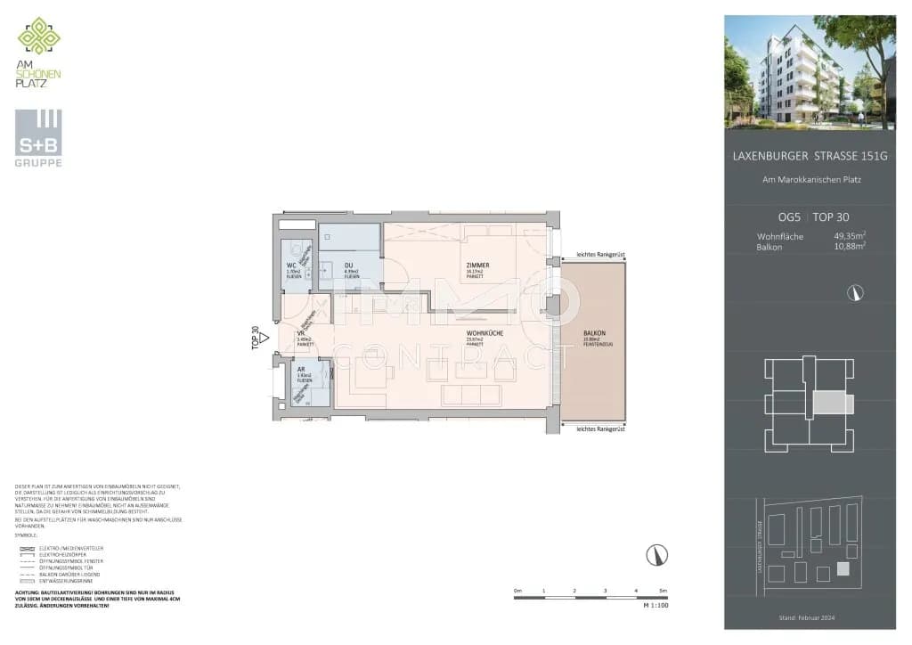 2-Zimmer-Wohnung kaufen in Wien – 49,35 m², € 480.000 – Bild 18 von 18