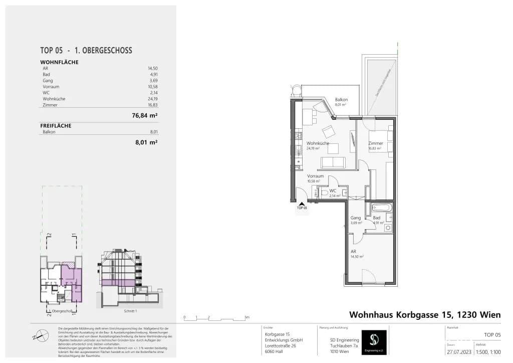 2-Zimmer-Wohnung kaufen in Wien – 76,84 m², € 588.000 – Bild 8 von 8