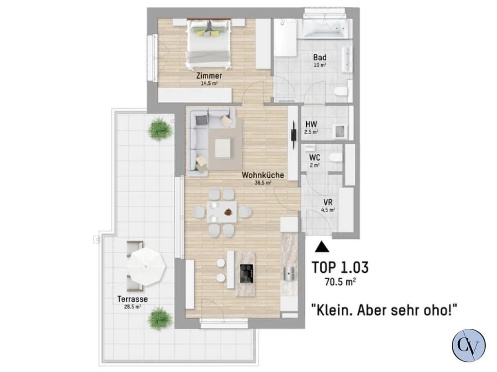 2-Zimmer-Wohnung kaufen in Wien – 70,02 m², € 999.900 – Bild 7 von 7