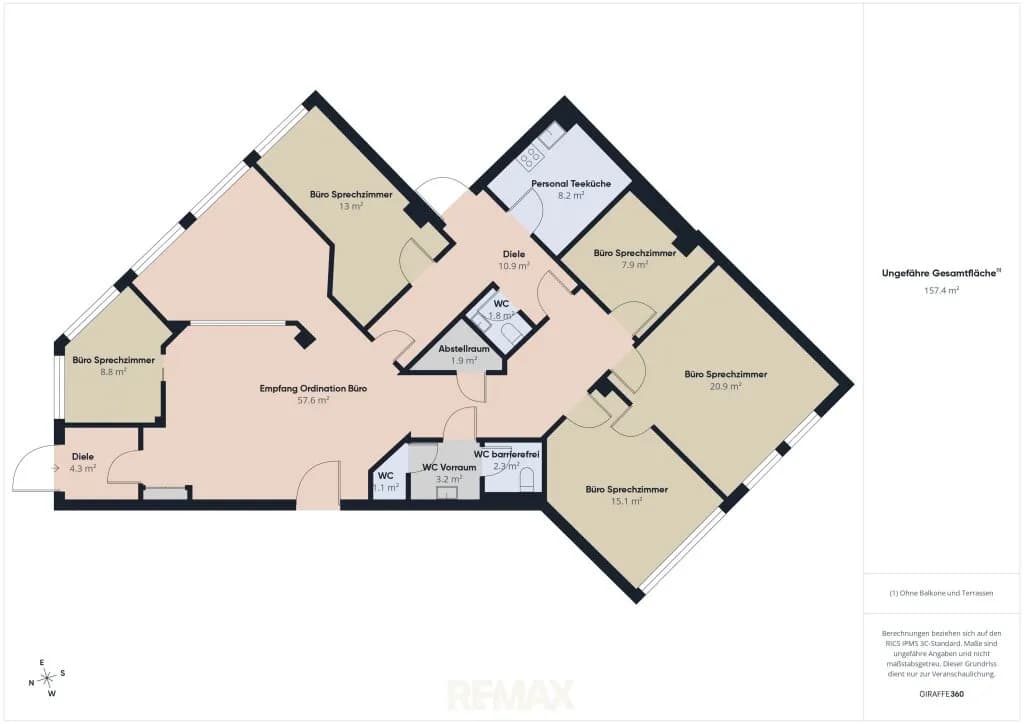7-Zimmer-Gewerbeimmobilie mieten in Mattersburg – 161 m², € 1.347 – Bild 9 von 10