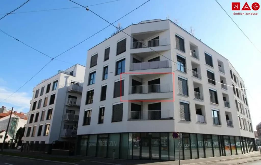 2-Zimmer-Wohnung mieten in Graz – 50,94 m², € 672