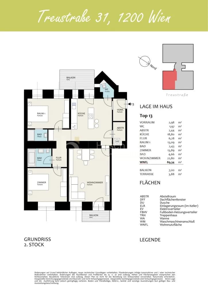4-Zimmer-Wohnung kaufen in Wien – 89,34 m², € 699.000 – Bild 14 von 14