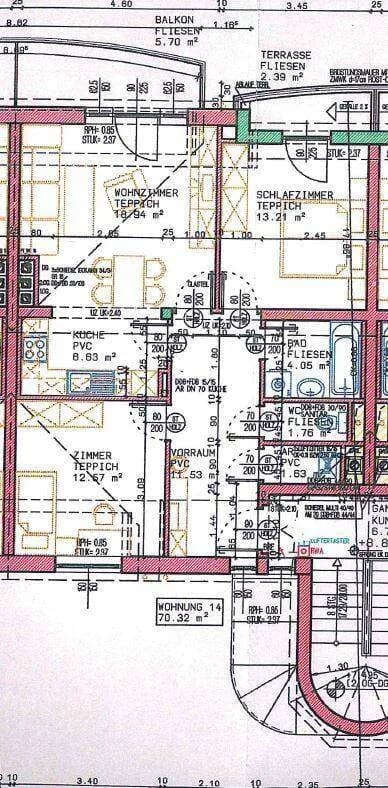 3-Zimmer-Wohnung mieten in Gmünd – 70 m², € 718 – Bild 4 von 4