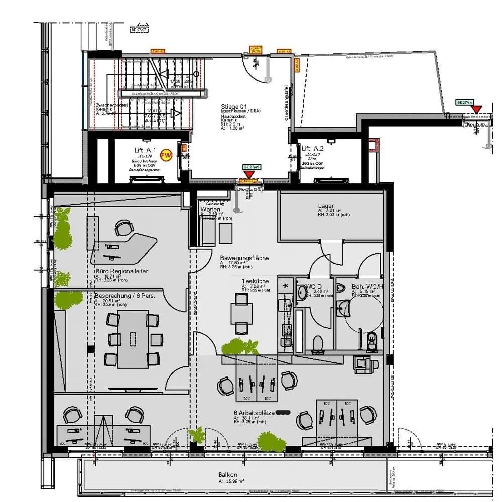 Gewerbeimmobilie mieten in Graz – 119 m², € 17 – Bild 23 von 24