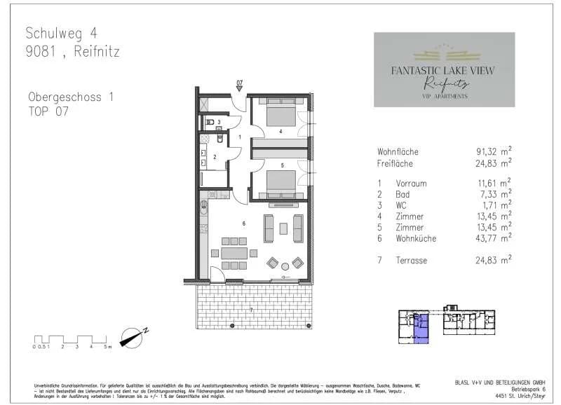 3-Zimmer-Wohnung kaufen in Klagenfurt Land – 91,32 m², € 1.204.000 – Bild 14 von 14