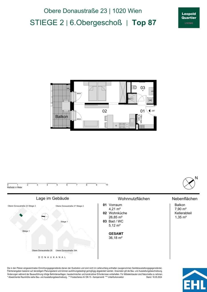 Immobilie kaufen in Wien – 36,18 m², € 389.000 – Bild 30 von 30