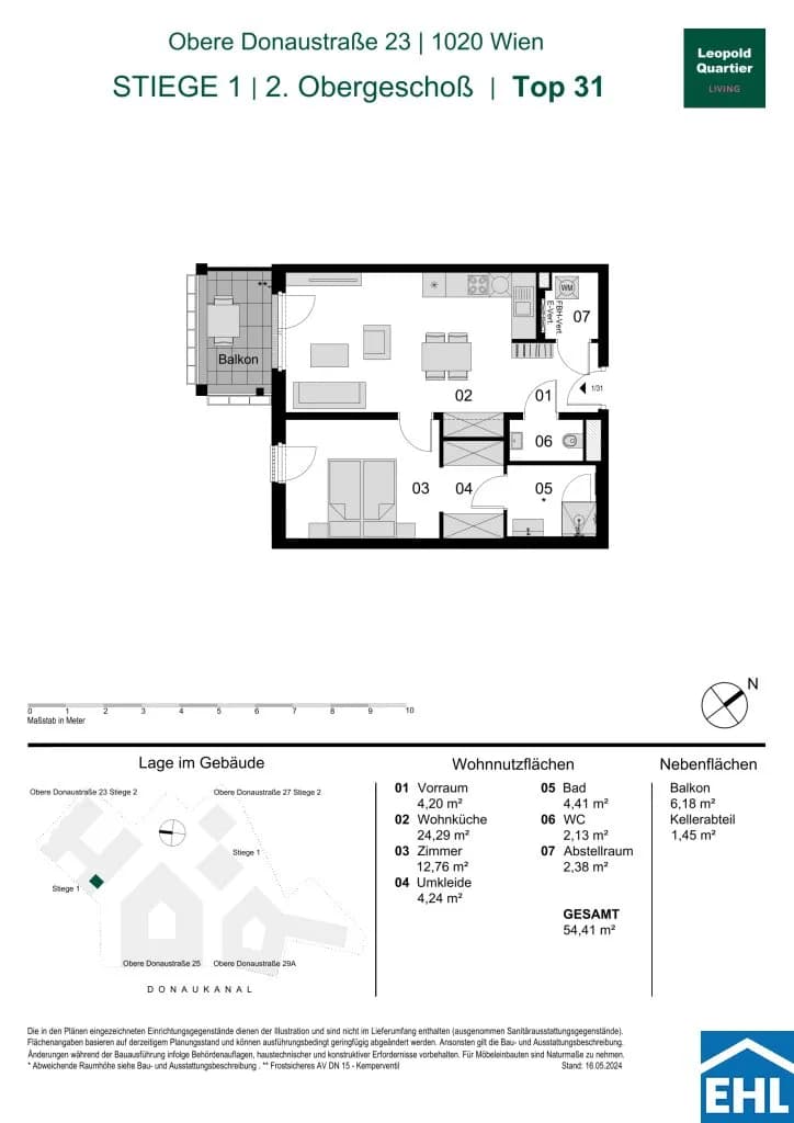 Immobilie kaufen in Wien – 54,41 m², € 465.000 – Bild 31 von 31