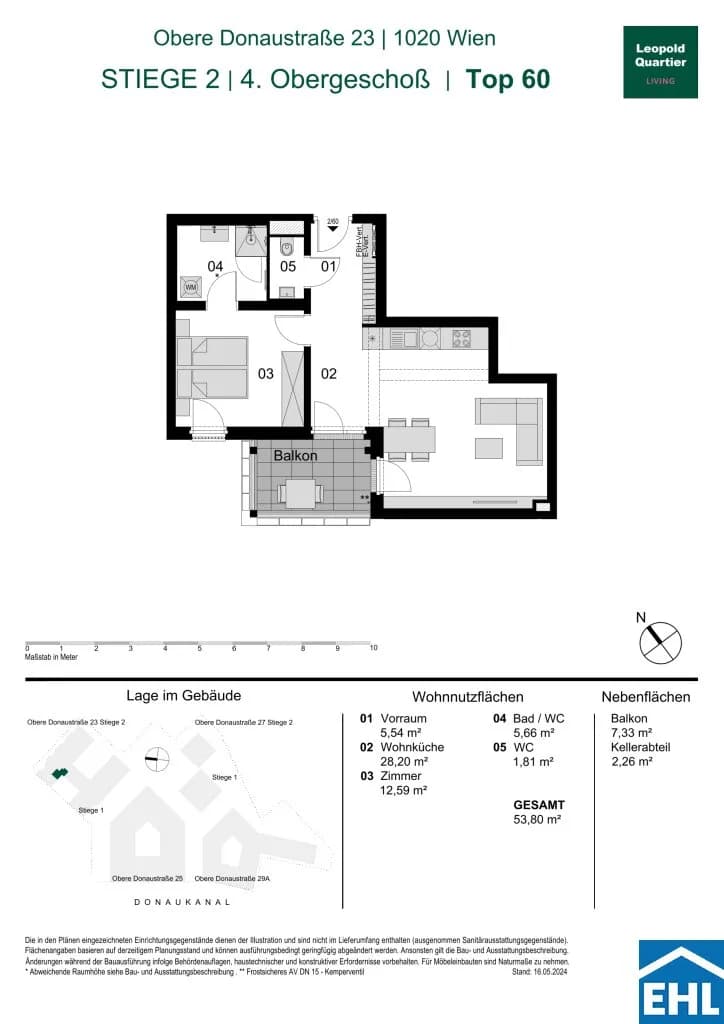 Immobilie kaufen in Wien – 53,8 m², € 522.000 – Bild 31 von 31