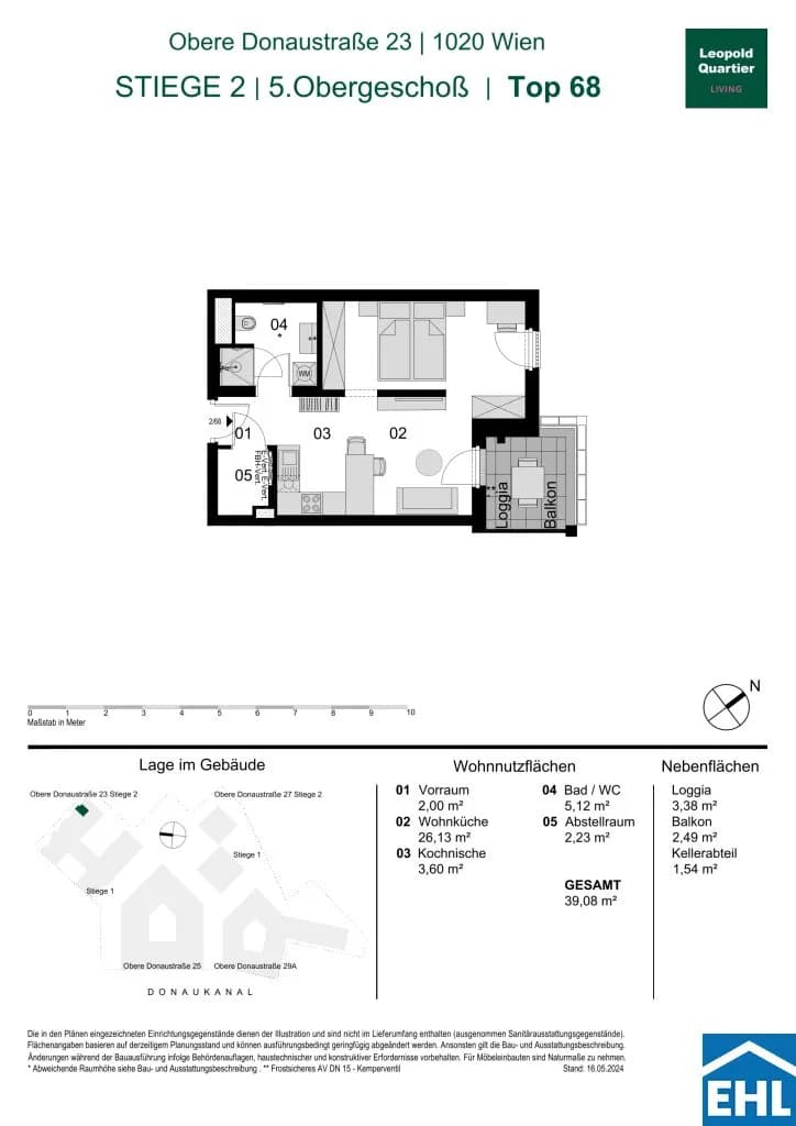 Immobilie kaufen in Wien – 39,08 m², € 415.000 – Bild 31 von 31