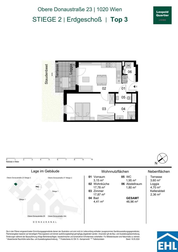 Immobilie kaufen in Wien – 46,96 m², € 414.000 – Bild 31 von 31