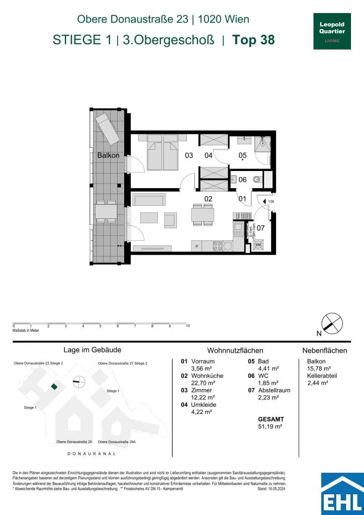 Immobilie kaufen in Wien – 51,19 m², € 514.000 – Bild 34 von 34