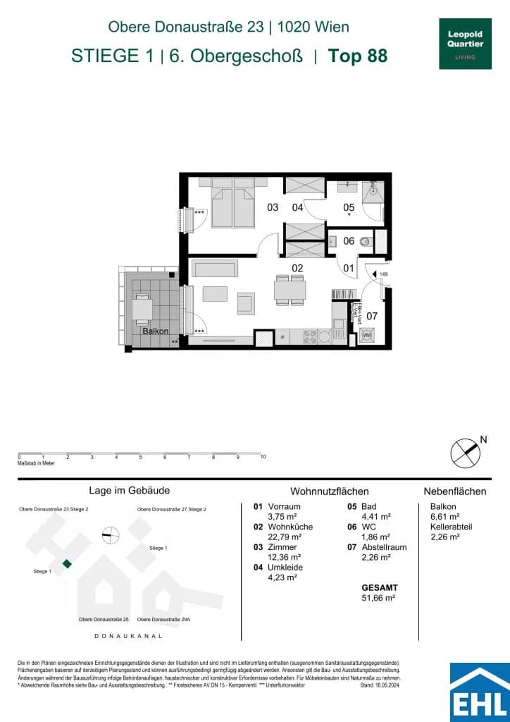 Immobilie kaufen in Wien – 51,66 m², € 532.000 – Bild 31 von 31