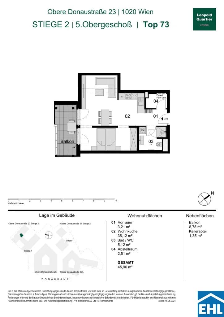 Immobilie kaufen in Wien – 45,96 m², € 464.000 – Bild 30 von 30