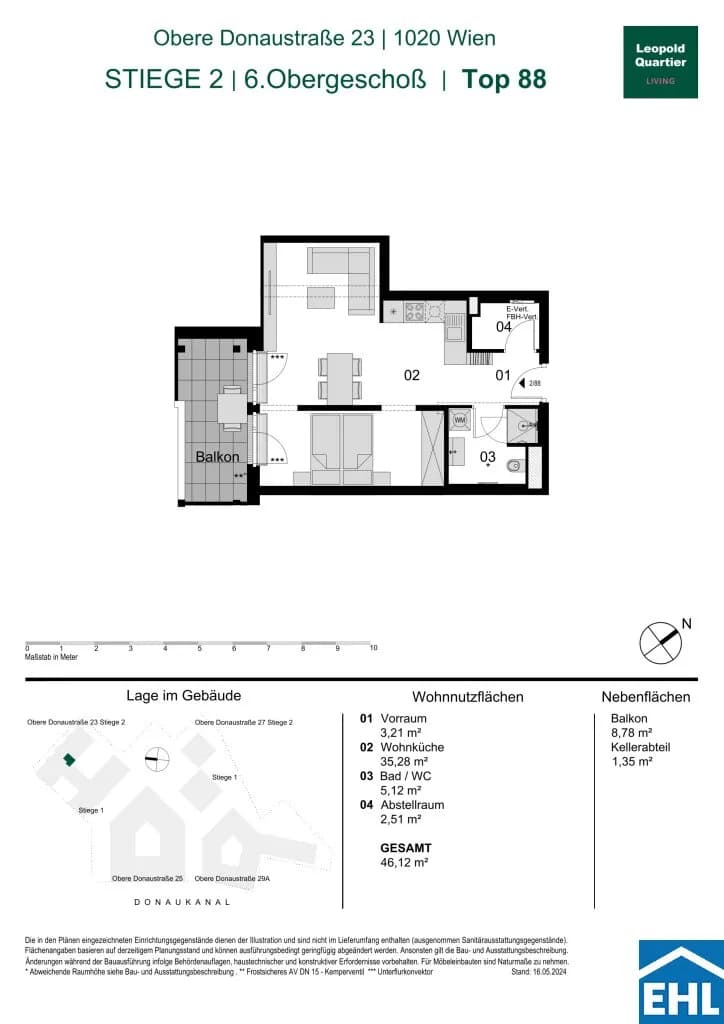 Immobilie kaufen in Wien – 46,12 m², € 489.000 – Bild 30 von 30