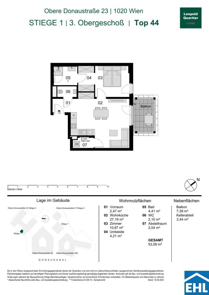 Immobilie kaufen in Wien – 53,09 m², € 494.000 – Bild 34 von 34