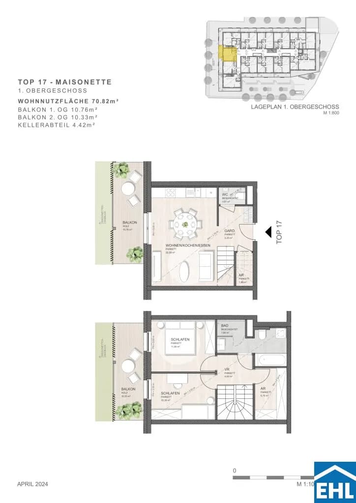 Immobilie kaufen in Neusiedl am See – 70,82 m², € 361.207 – Bild 31 von 31
