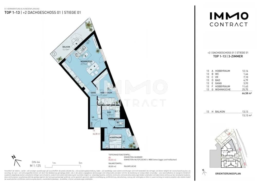 3-Zimmer-Wohnung kaufen in Wien – 66,58 m², € 433.500 – Bild 9 von 9