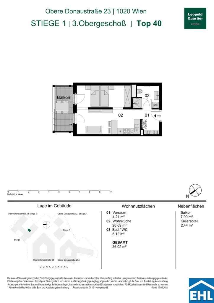 Immobilie kaufen in Wien – 36,02 m², € 348.000 – Bild 30 von 30