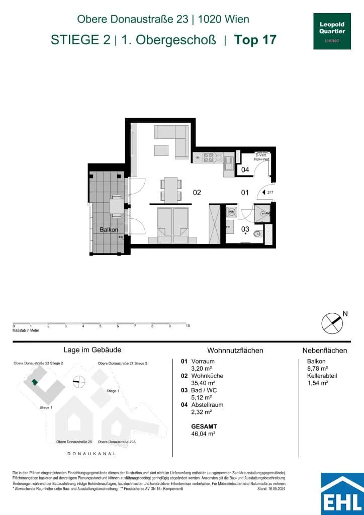 Immobilie kaufen in Wien – 46,04 m², € 390.000 – Bild 35 von 35