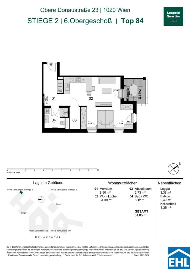 Immobilie kaufen in Wien – 51,05 m², € 555.000 – Bild 33 von 33