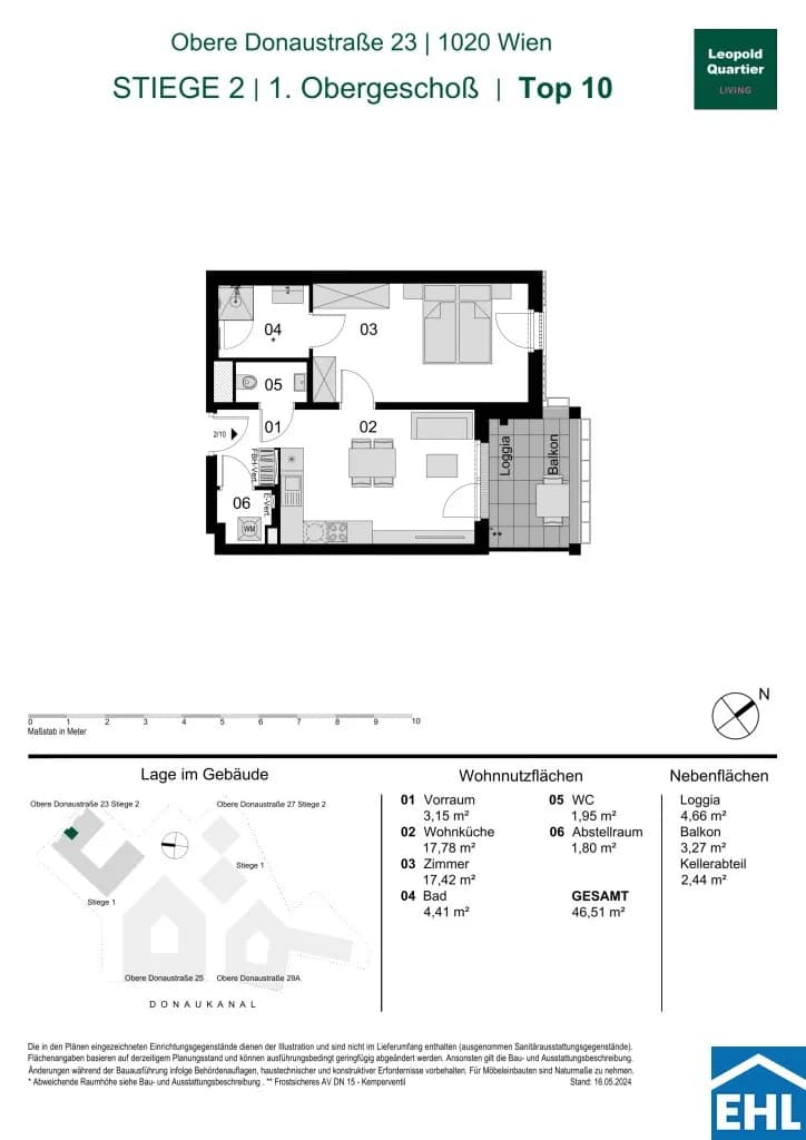 Immobilie kaufen in Wien – 46,51 m², € 421.000 – Bild 31 von 31