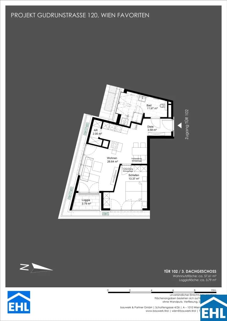 Immobilie kaufen in Wien – 57,61 m², € 416.300 – Bild 14 von 14