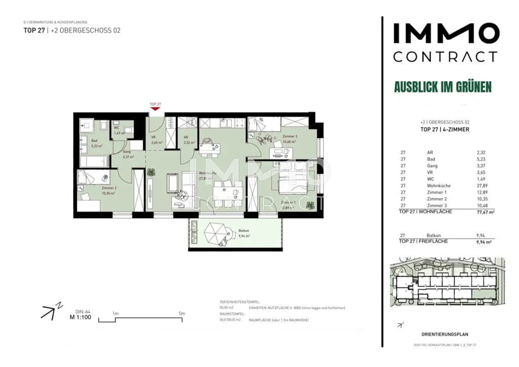 4-Zimmer-Wohnung kaufen in Wien – 77,67 m², € 494.500 – Bild 9 von 9