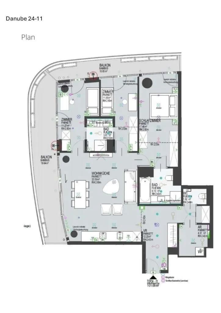 4-Zimmer-Wohnung mieten in Wien – 100 m², € 5.990 – Bild 28 von 28