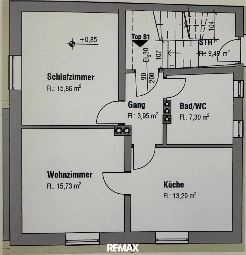 Immobilie kaufen in Linz – 56,13 m², € 149.000 – Bild 5 von 5
