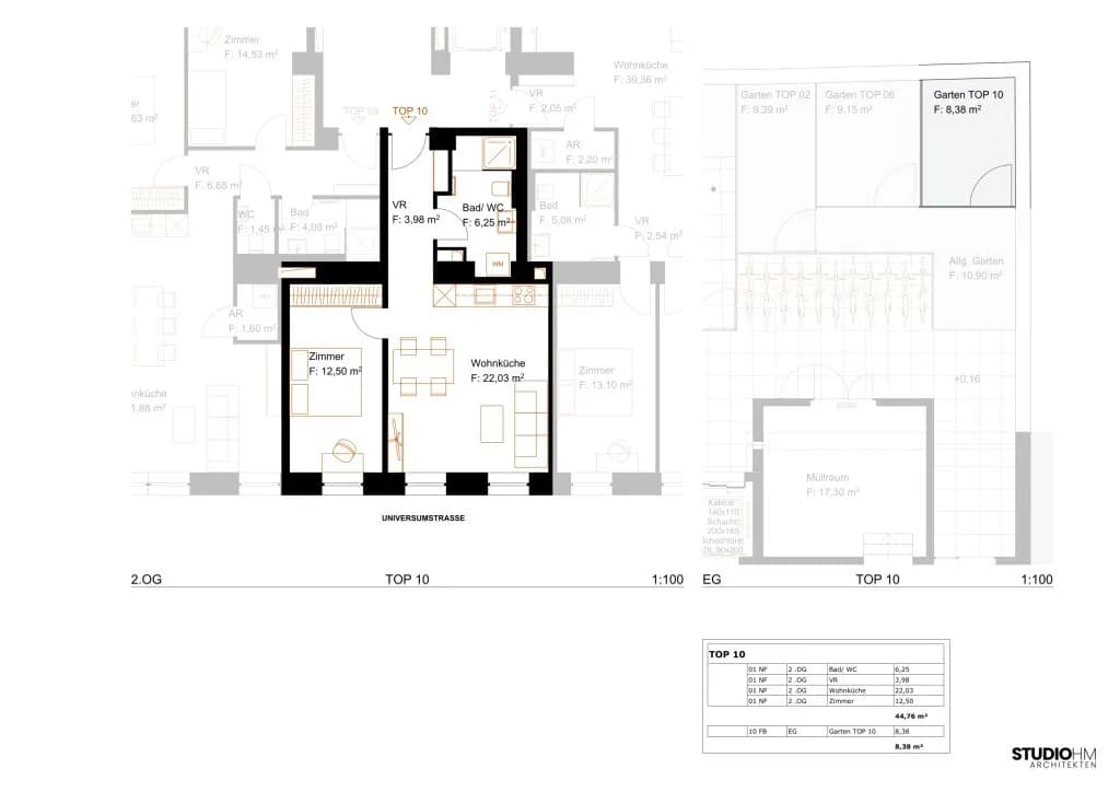 2-Zimmer-Wohnung kaufen in Wien – 44,76 m², € 285.000 – Bild 14 von 14
