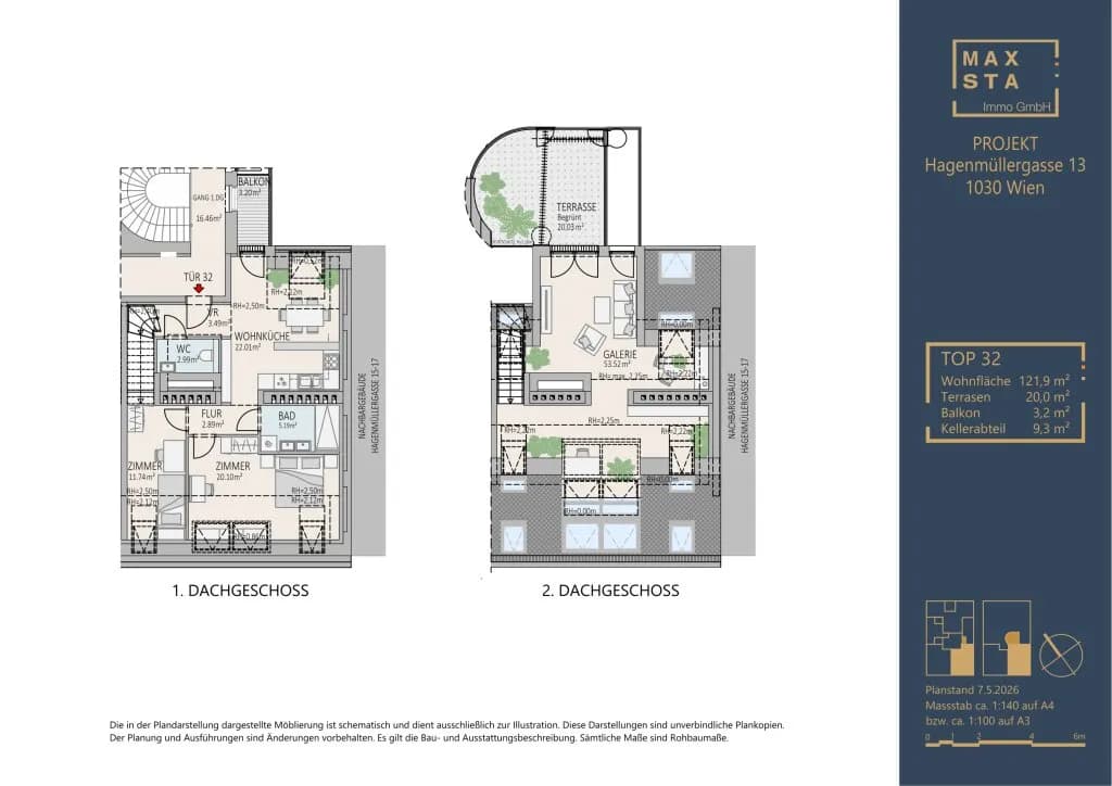 3-Zimmer-Wohnung kaufen in Wien – 122 m², € 1.150.000 – Bild 23 von 23