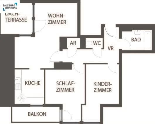 3-Zimmer-Wohnung mieten in Sankt Johann im Pongau – 71 m², € 1.148 – Bild 10 von 11