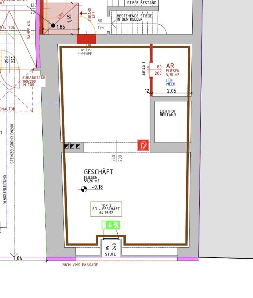 1-Zimmer-Gewerbeimmobilie mieten in Wiener Neustadt – 65 m², € 1.113 – Bild 10 von 10