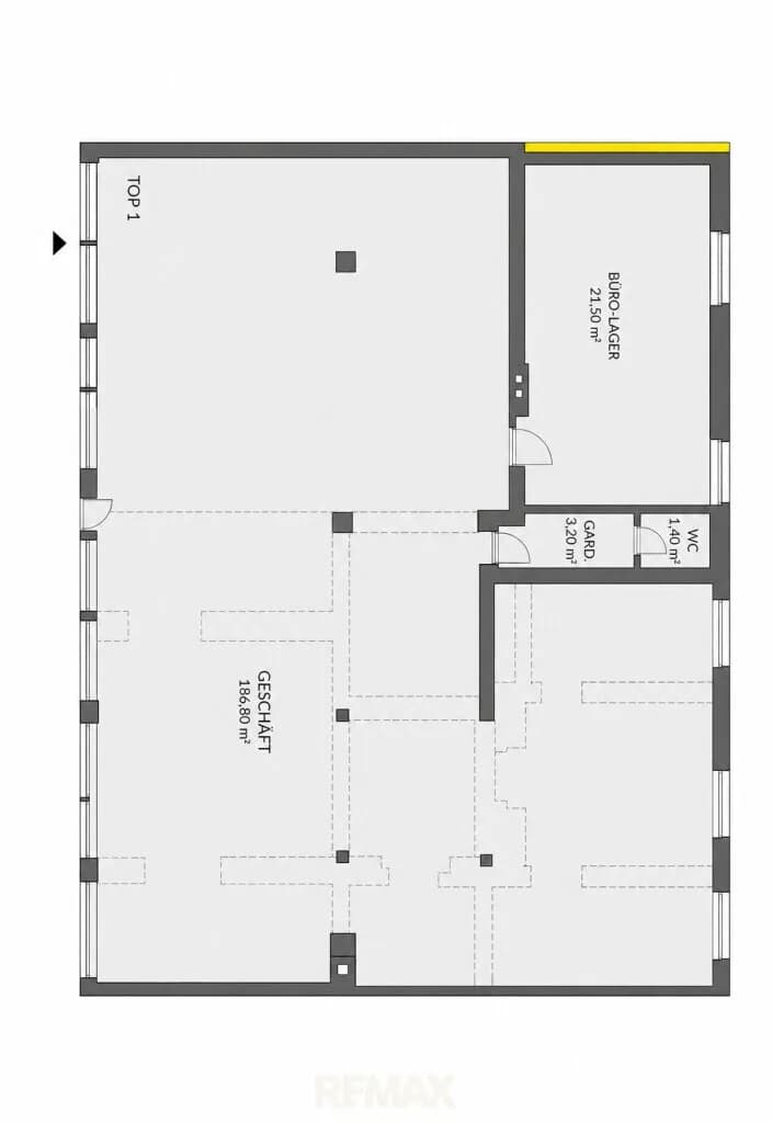 4-Zimmer-Gewerbeimmobilie mieten in Landeck – 213 m² – Bild 14 von 14
