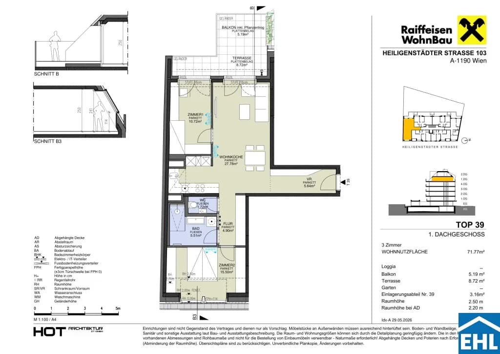 3-Zimmer-Wohnung kaufen in Wien – 71,93 m², € 693.600 – Bild 5 von 5
