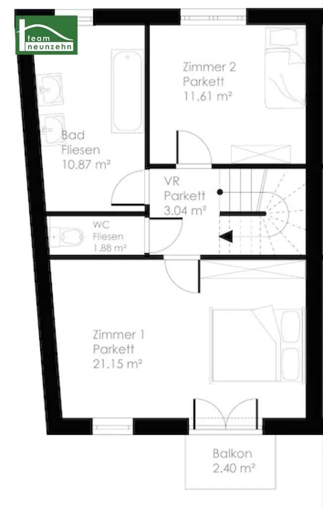 4-Zimmer-Haus kaufen in Mödling – 112,9 m², € 515.001 – Bild 7 von 7
