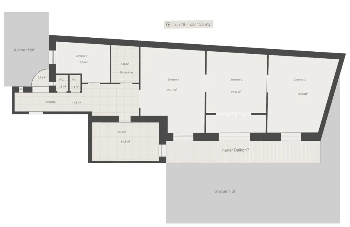 5-Zimmer-Wohnung kaufen in Wien – 130 m² – Bild 5 von 5