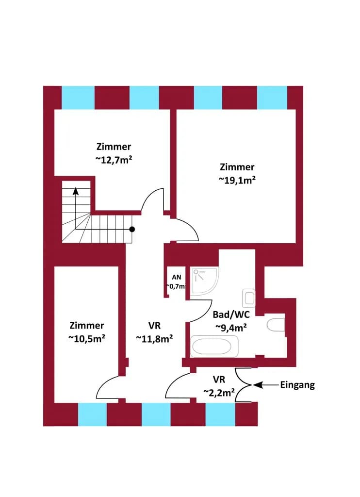 4-Zimmer-Wohnung kaufen in Wien – 114 m², € 728.000 – Bild 6 von 7