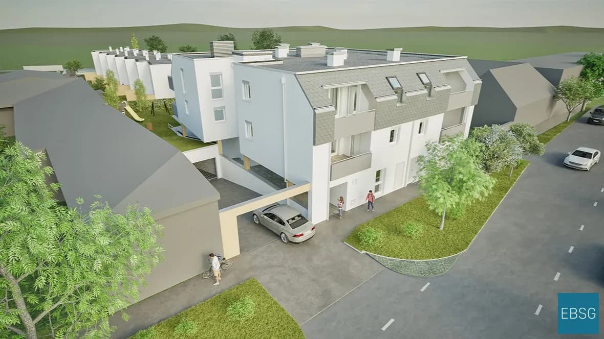2-Zimmer-Wohnung mieten in Eisenstadt - Umgebung – 56,29 m², € 873