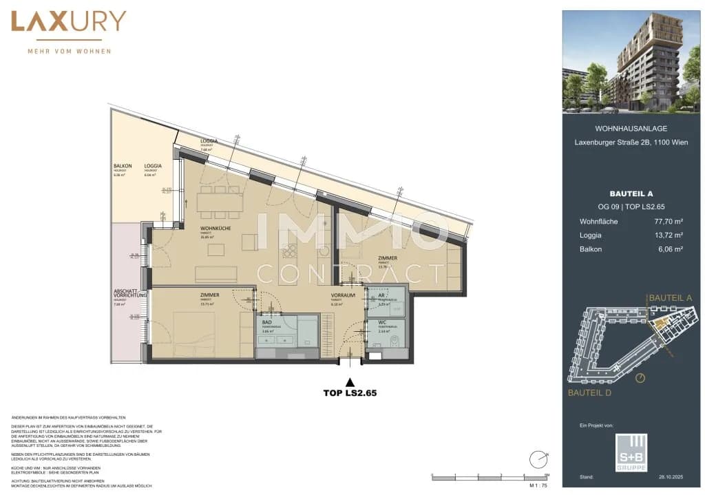 3-Zimmer-Wohnung kaufen in Wien – 77,8 m², € 790.000 – Bild 11 von 11