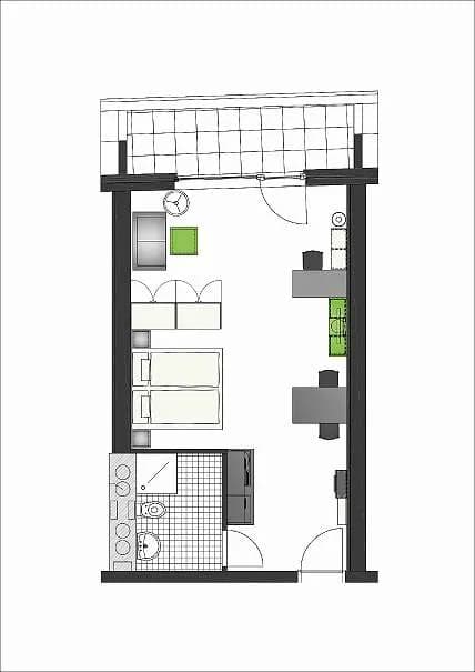 1-Zimmer-Wohnung mieten in Wien – 38 m², € 1.245 – Bild 4 von 10