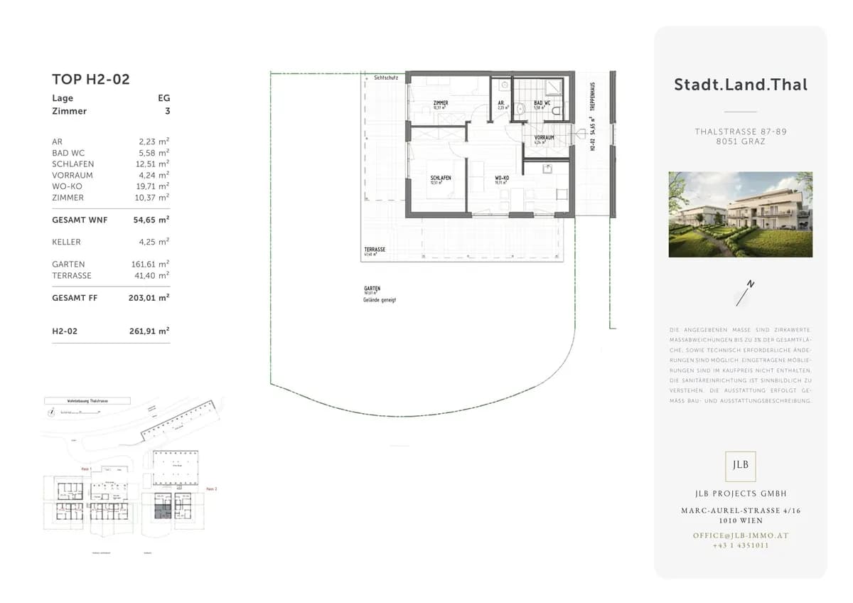 3-Zimmer-Wohnung kaufen in Graz – 54,57 m², € 212.727 – Bild 3 von 9