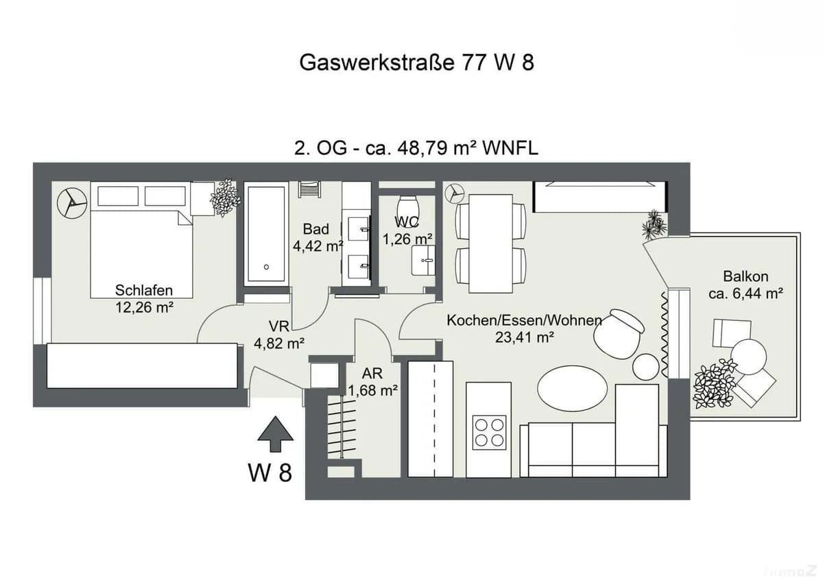 4-Zimmer-Gewerbeimmobilie kaufen in Graz – 96 m², € 399.200 – Bild 5 von 36
