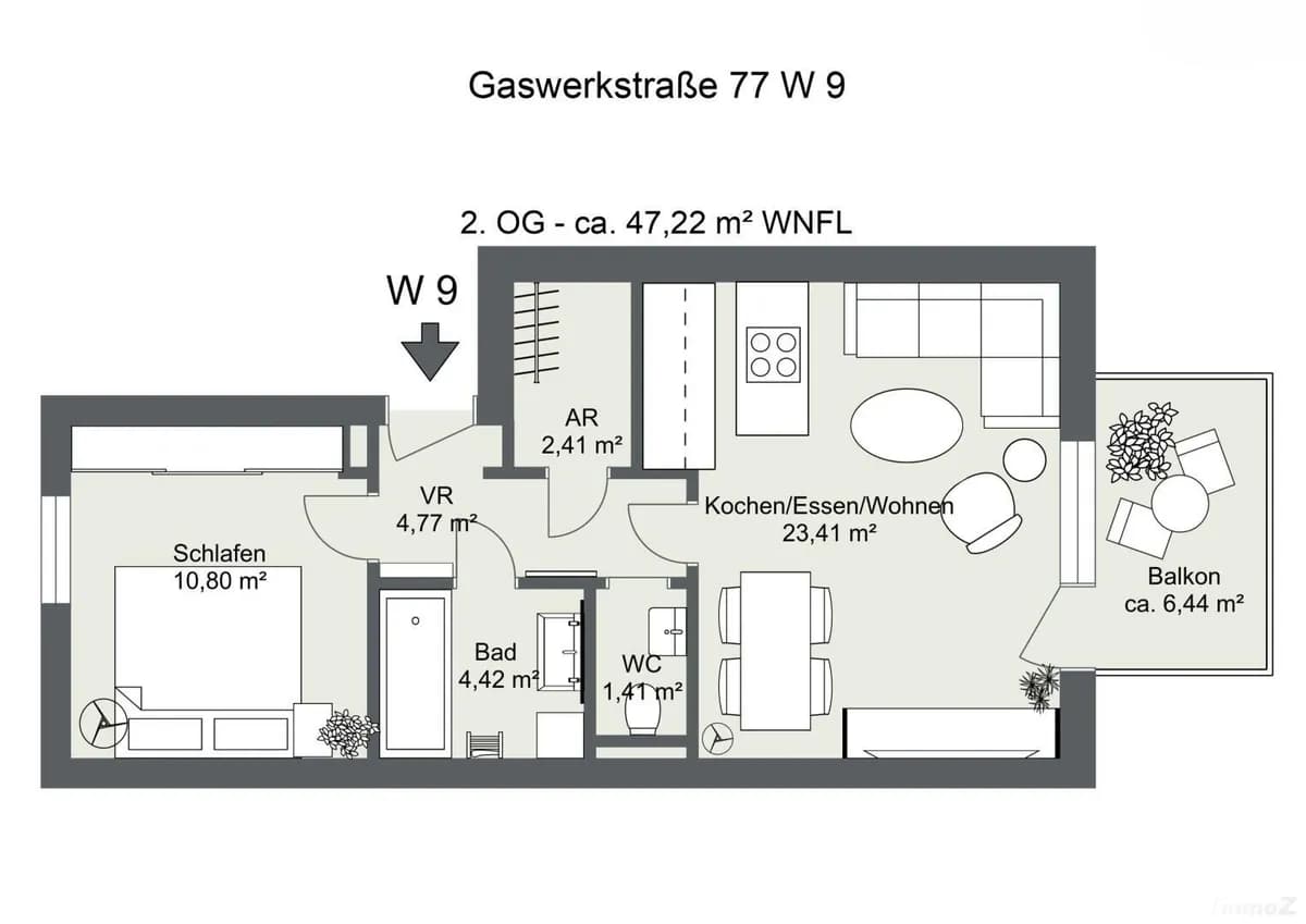 4-Zimmer-Gewerbeimmobilie kaufen in Graz – 96 m², € 399.200 – Bild 19 von 36