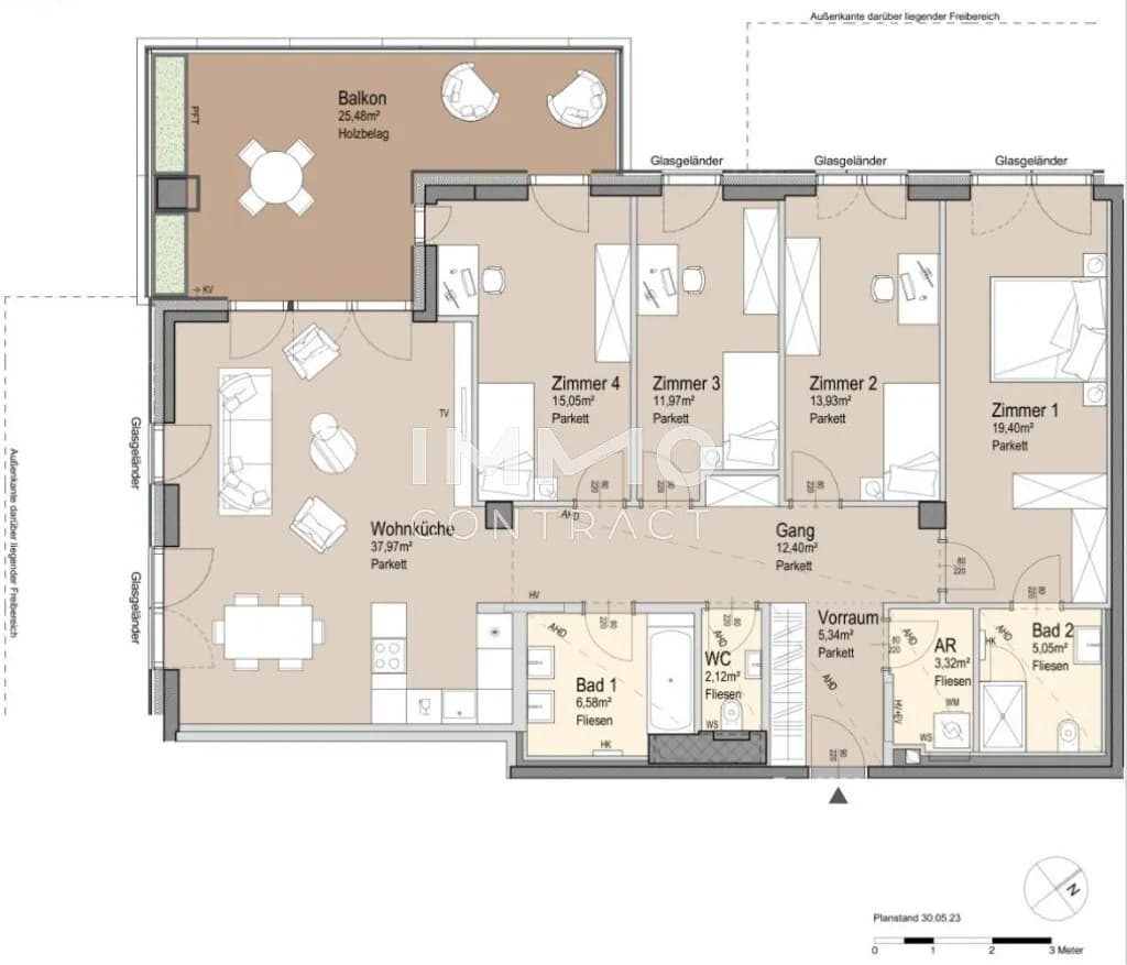 5-Zimmer-Wohnung kaufen in Wien – 133,06 m², € 1.923.600 – Bild 14 von 14