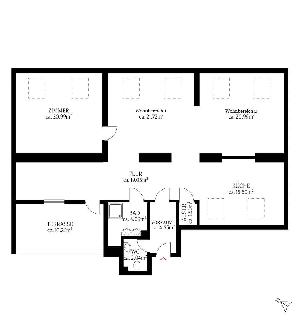 2-Zimmer-Wohnung kaufen in Wien – 110 m², € 619.000 – Bild 9 von 9