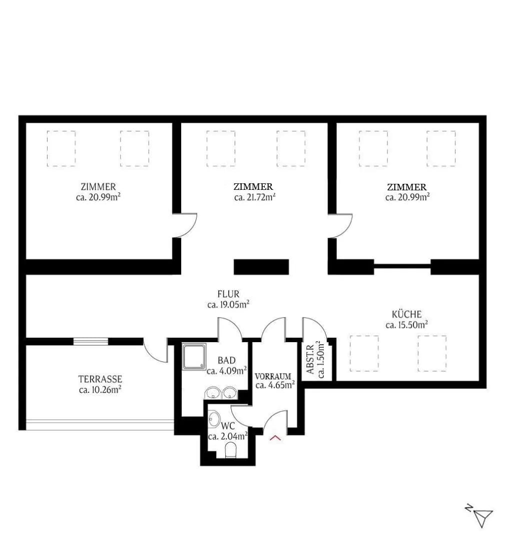 3-Zimmer-Wohnung kaufen in Wien – 110 m², € 619.000 – Bild 8 von 9