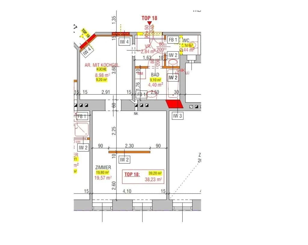 1-Zimmer-Wohnung kaufen in Wien – 38 m², € 209.000 – Bild 16 von 16