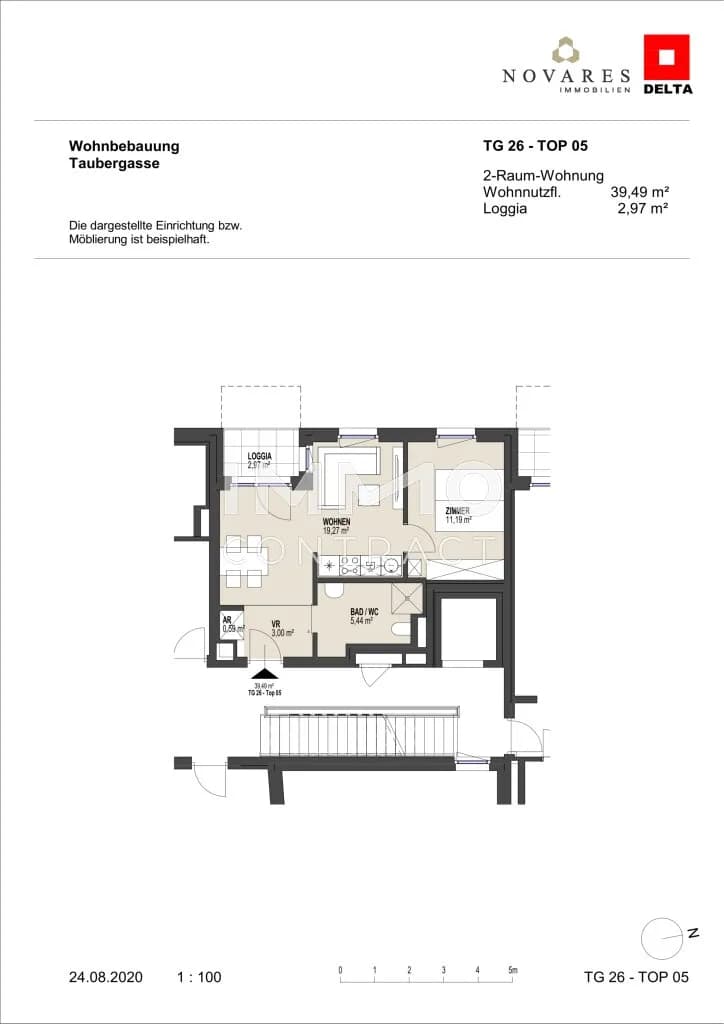 Immobilie kaufen in Wien – 39,84 m², € 341.000 – Bild 8 von 8